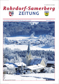RSZ Rohrdorf-Samerberg ZEITUNG Ausgabe Dezember 2012