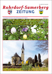 RSZ Rohrdorf-Samerberg ZEITUNG Ausgabe April 2021