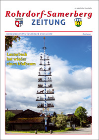 RSZ Rohrdorf-Samerberg ZEITUNG Ausgabe Juni 2021